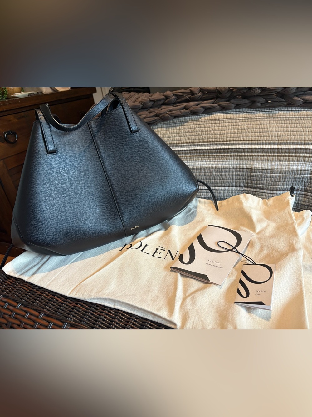 Polene bags/card holder bundle